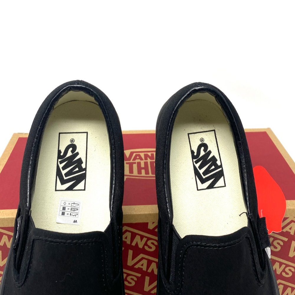 💖MEGA SALE💖Vans Slip On Black Low Top Casual Shoes Men's Sneakers VN000EYEBKA - Picture 5 of 11